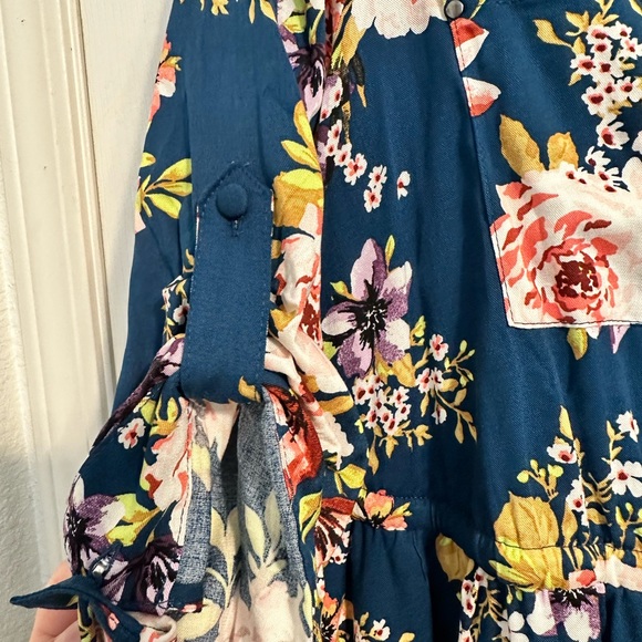 NWT Torrid blue Floral dress. Size 2 - Picture 7 of 7